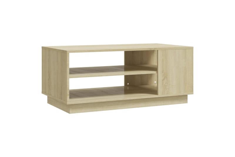 sofabord 102x55x43 cm spånplade sonoma-eg - Brun - Møbler - Borde - Sofabord