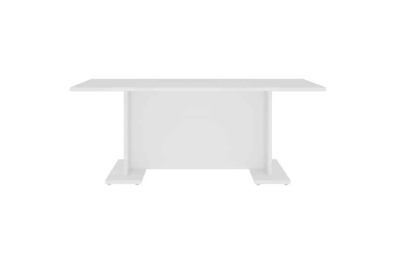 sofabord 103,5x60x40 cm spånplade hvid - Hvid - Sofabord