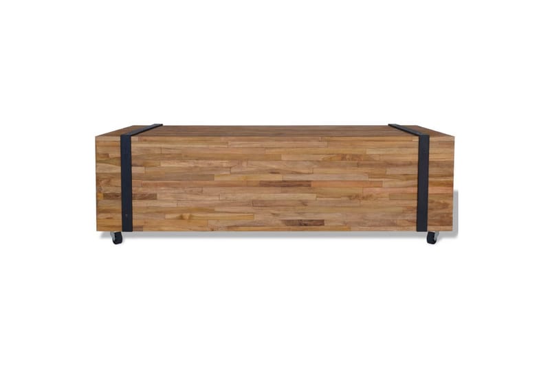 sofabord 110x45x38 cm massivt teaktræ - Møbler - Borde - Sofabord