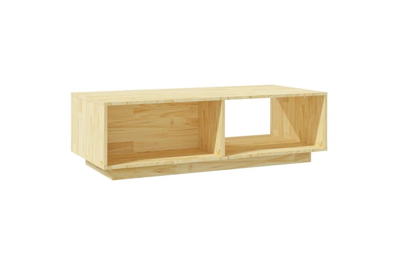 sofabord 110x50x33,5 cm massivt fyrretræ - Brun - Møbler - Borde - Sofabord