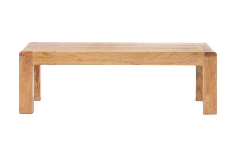 Sofabord 110x60x35 cm massivt akacietræ med sheeshamfinish - Møbler - Borde - Sofabord