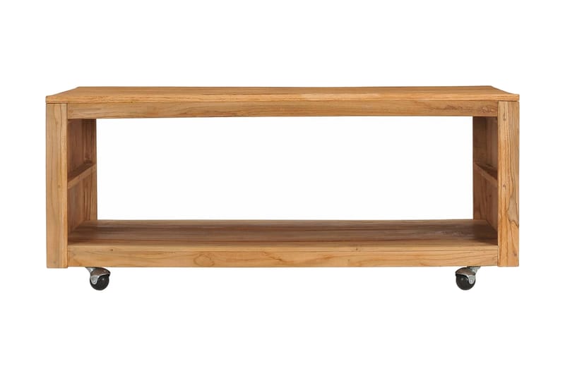 Sofabord 110x60x40 cm Massivt Teaktræ - Sofabord