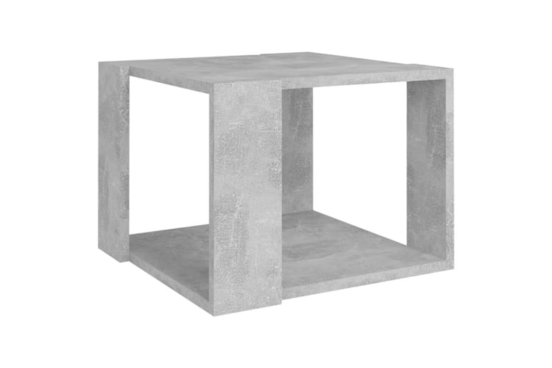 sofabord 40x40x30 cm spånplade betongrå - Grå - Møbler - Borde - Sofabord