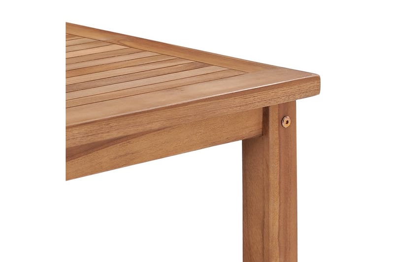 Sofabord 45x45x45 cm Massivt Teaktræ - Brun - Møbler - Borde - Sofabord