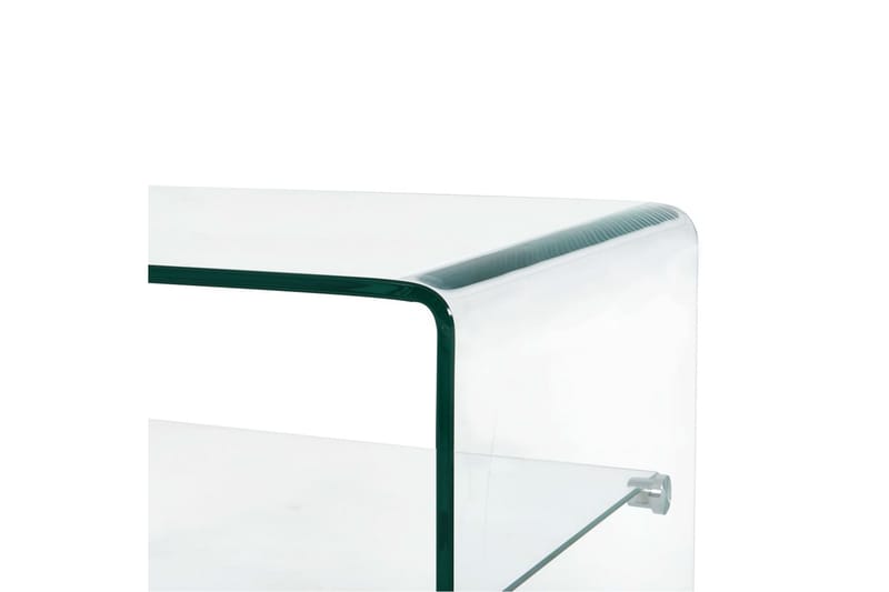 sofabord 50 x 45 x 33 cm hærdet glas transparent - Møbler - Borde - Sofabord