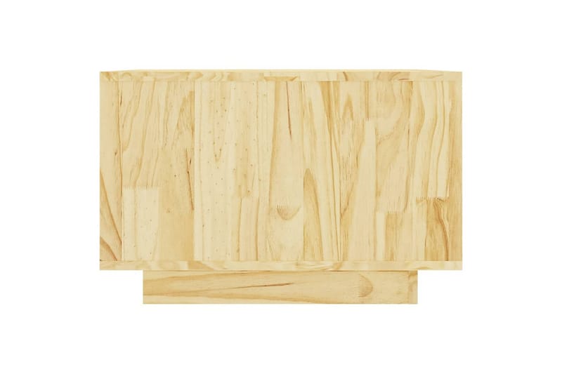 sofabord 50x50x33,5 cm massivt fyrretræ - Brun - Møbler - Borde - Sofabord