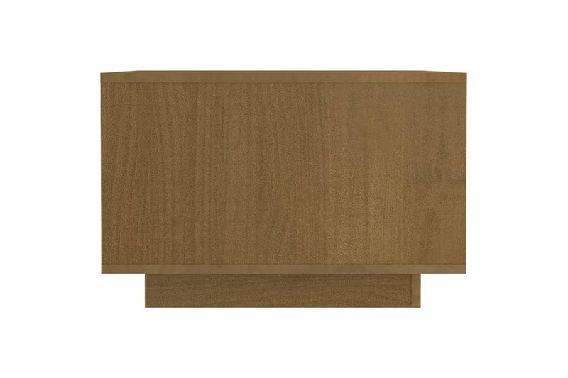 sofabord 50x50x33,5 cm massivt fyrretræ honningbrun - Brun - Møbler - Borde - Sofabord