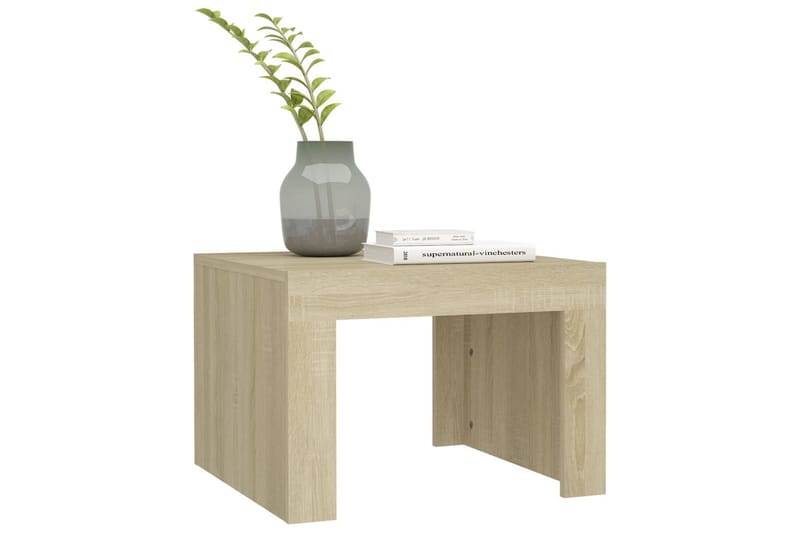 sofabord 50x50x35 cm spånplade sonoma-eg - Brun - Møbler - Borde - Sofabord