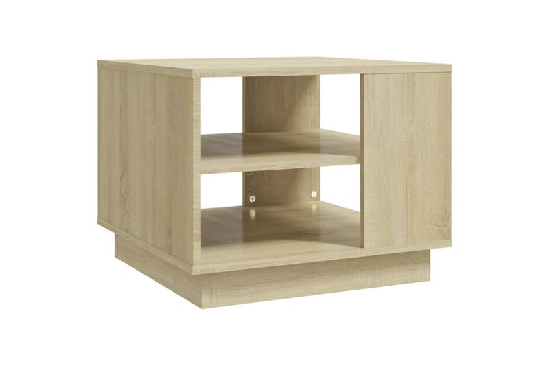 sofabord 55x55x43 cm spånplade sonoma-eg - Brun - Møbler - Borde - Sofabord