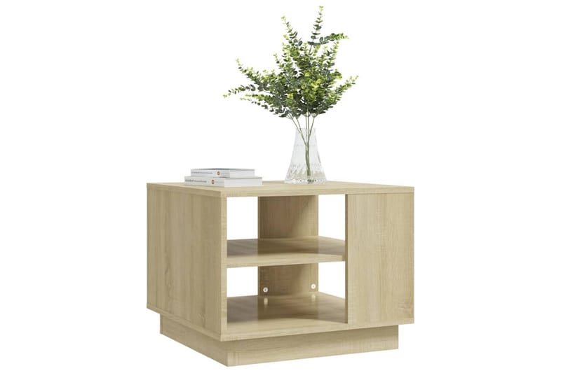 sofabord 55x55x43 cm spånplade sonoma-eg - Brun - Møbler - Borde - Sofabord