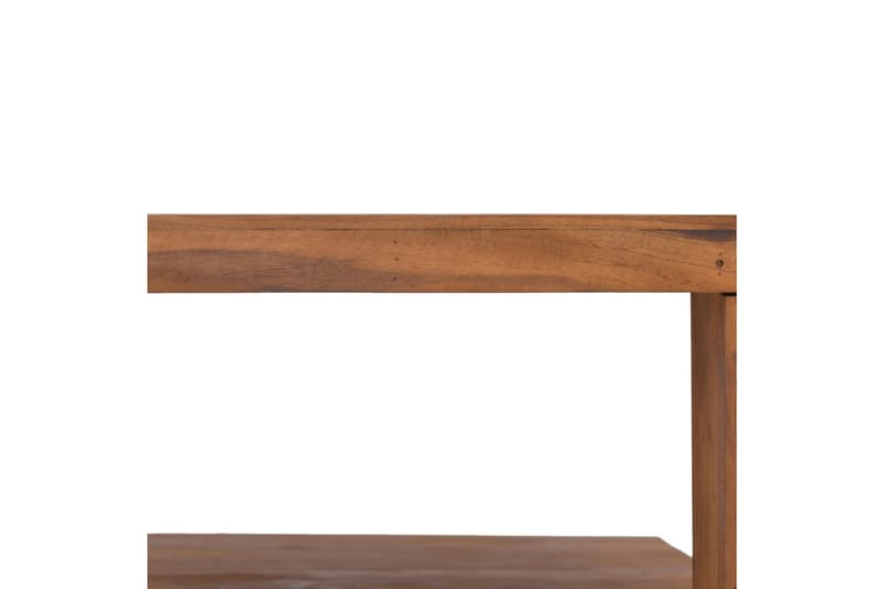 sofabord 65x65x33 cm massivt teaktræ - Brun - Møbler - Borde - Sofabord