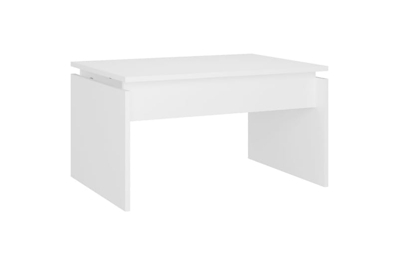 sofabord 68x50x38 cm spånplade hvid - Hvid - Møbler - Borde - Sofabord