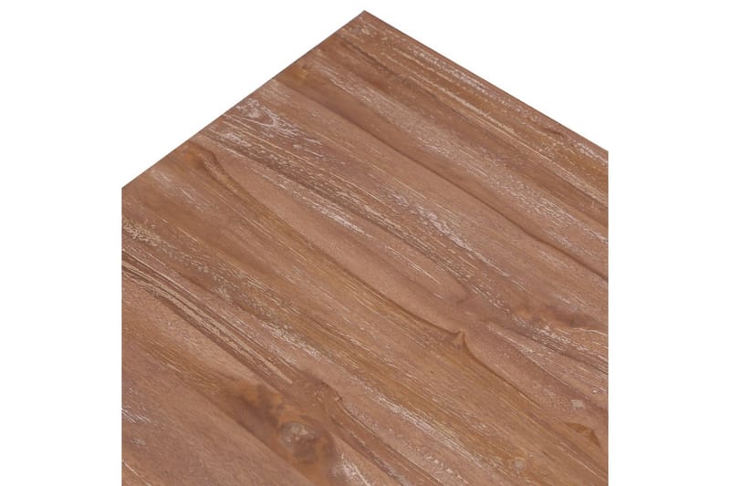 Sofabord 70x70x30 cm Massivt Teaktræ - Brun - Møbler - Borde - Sofabord