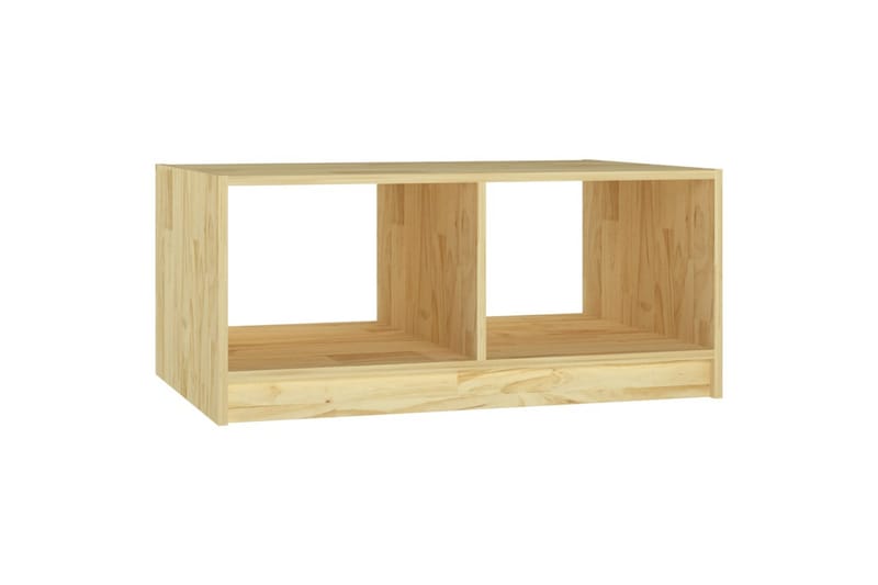 sofabord 75x50x33 cm Massivt fyrretræ - Brun - Møbler - Borde - Sofabord