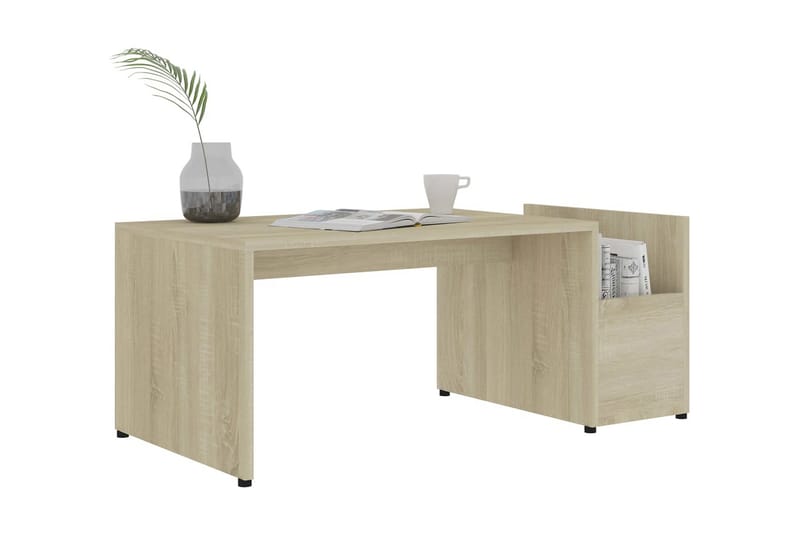 Sofabord 90X45X35 Spånplade Sonoma-Eg - Sofabord