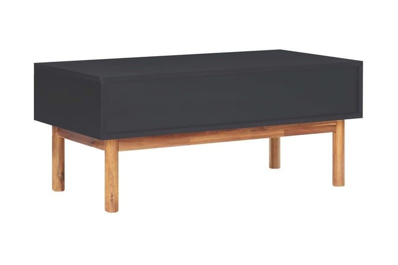 Sofabord 90x50x40 cm Massivt Akacietræ Og Mdf - Møbler - Borde - Sofabord