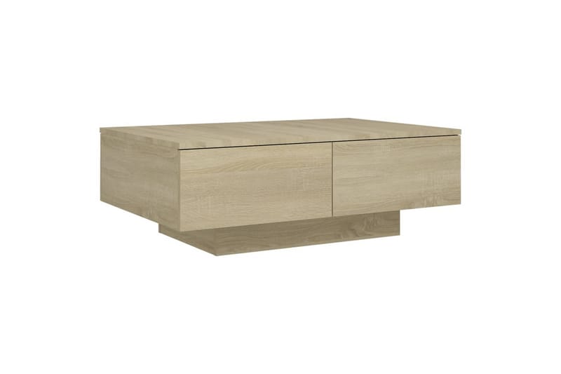 sofabord 90x60x31 cm spånplade sonoma-eg - Brun - Møbler - Borde - Sofabord