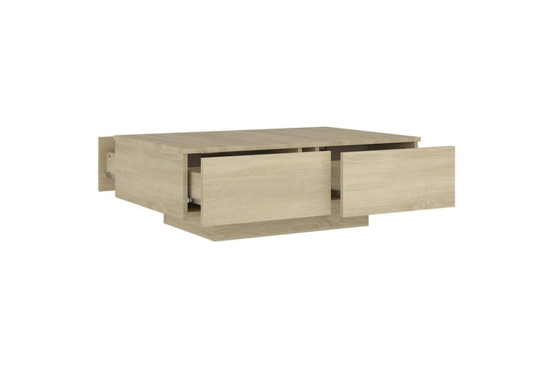 sofabord 90x60x31 cm spånplade sonoma-eg - Brun - Møbler - Borde - Sofabord