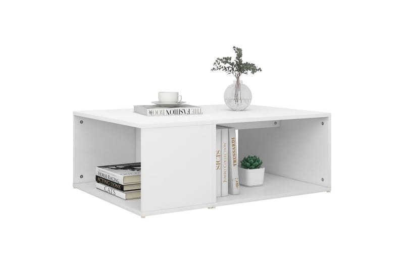 sofabord 90x67x33 cm spånplade hvid - Hvid - Møbler - Borde - Sofabord