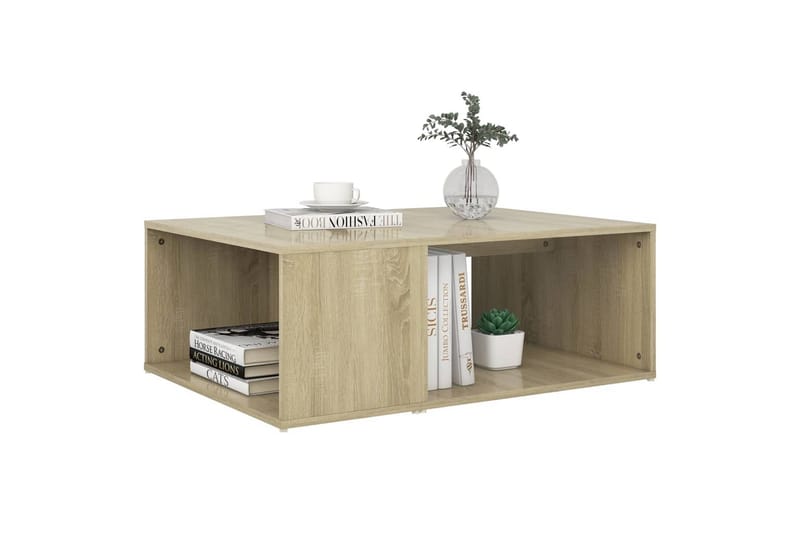 sofabord 90x67x33 cm spånplade sonoma-eg - Brun - Møbler - Borde - Sofabord