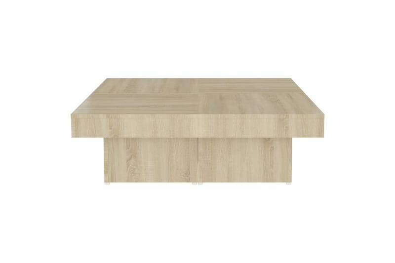 sofabord 90x90x28 cm spånplade sonoma-eg - Brun - Møbler - Borde - Sofabord