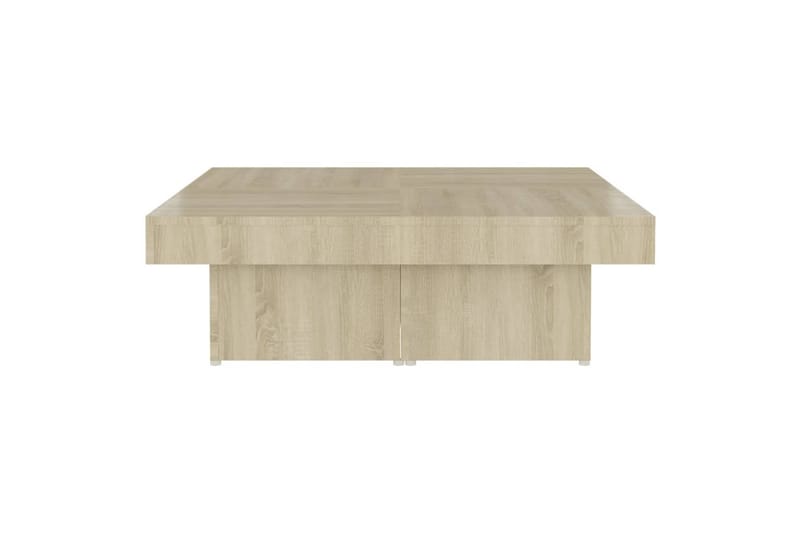 sofabord 90x90x28 cm spånplade sonoma-eg - Brun - Møbler - Borde - Sofabord