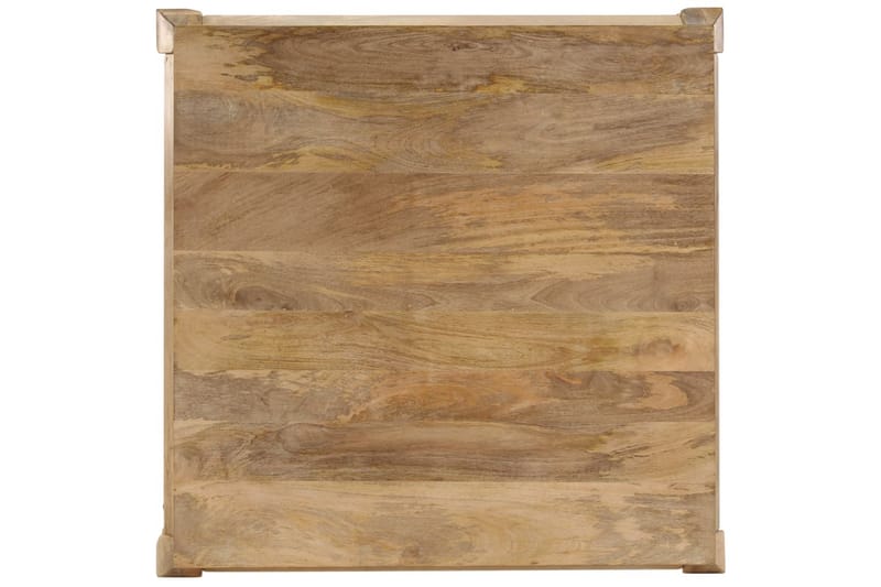 Sofabord Massivt Mangotræ 80 X 80 X 40 Cm - Brun - Møbler - Borde - Sofabord