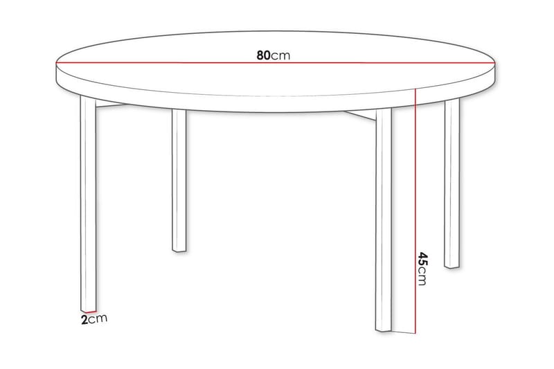 Staffin Sofabord - Sort - Møbler - Borde - Sofabord