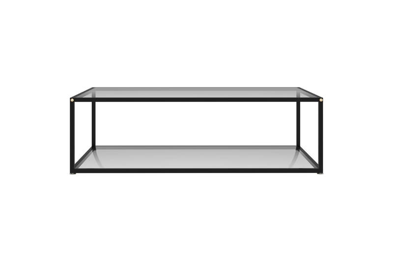 Tebord 120x60x35 cm hærdet glas transparent - gennemsigtig - Møbler - Borde - Sofabord