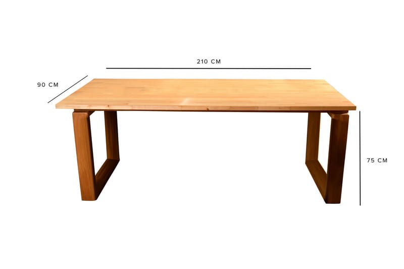 Çery Spisebord - Natur - Spisebord og køkkenbord - Semmenfoldeligt bord