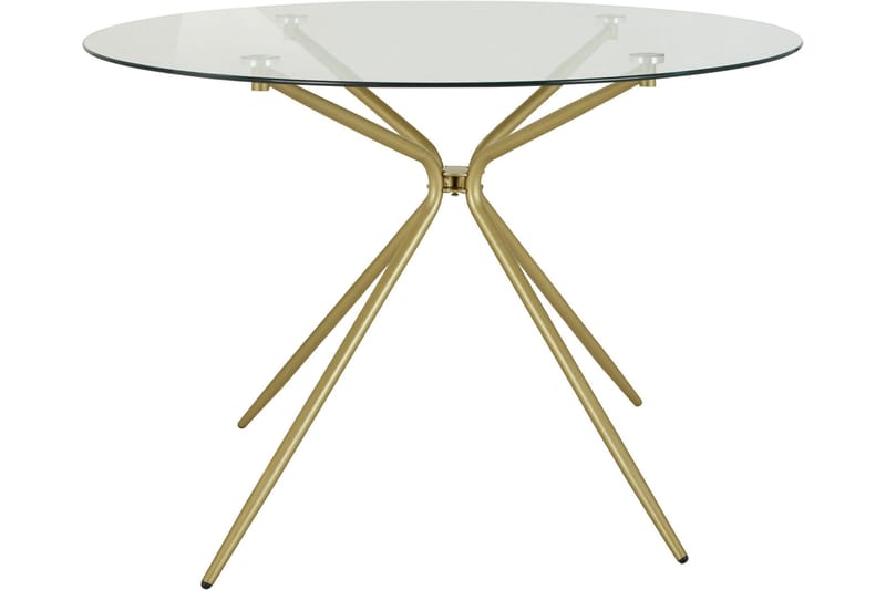 Kingsnorth Spisebord Rundt 110 cm - Messing - Spisebord og køkkenbord