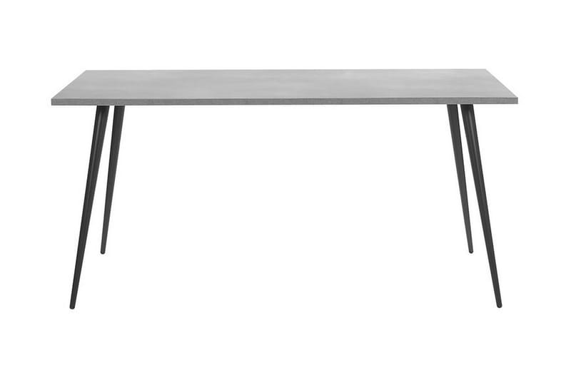 Lolenco Spisebord 160 cm - Grå/Sort - Spisebord og køkkenbord - Semmenfoldeligt bord