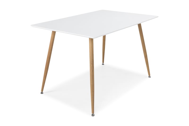 Pelle Spisebord 120 cm - Hvid - Møbler - Borde - Spisebord og køkkenbord