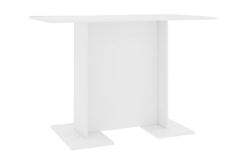spisebord 110 x 60 x 75 cm spånplade hvid - Spisebord og køkkenbord
