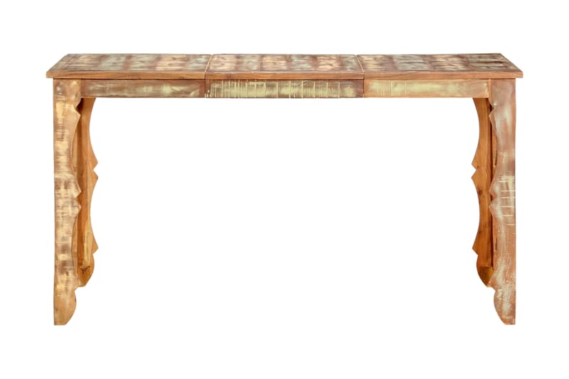 spisebord 140 x 70 x 76 cm massivt genanvendt træ - Brun - Spisebord og køkkenbord