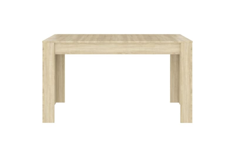 spisebord 140x74,5x76 cm spånplade sonoma-eg - Brun - Spisebord og køkkenbord