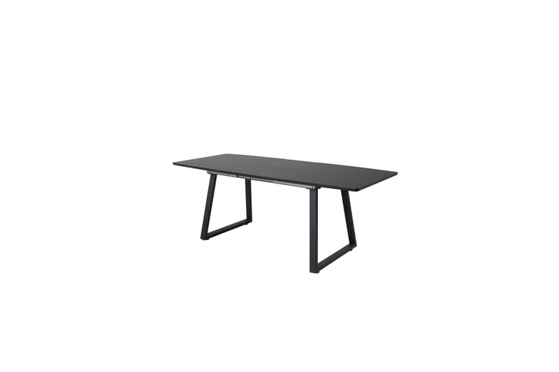 Zarzosa Spisebord 160 cm Udvidelig - Sort - Spisebord og køkkenbord