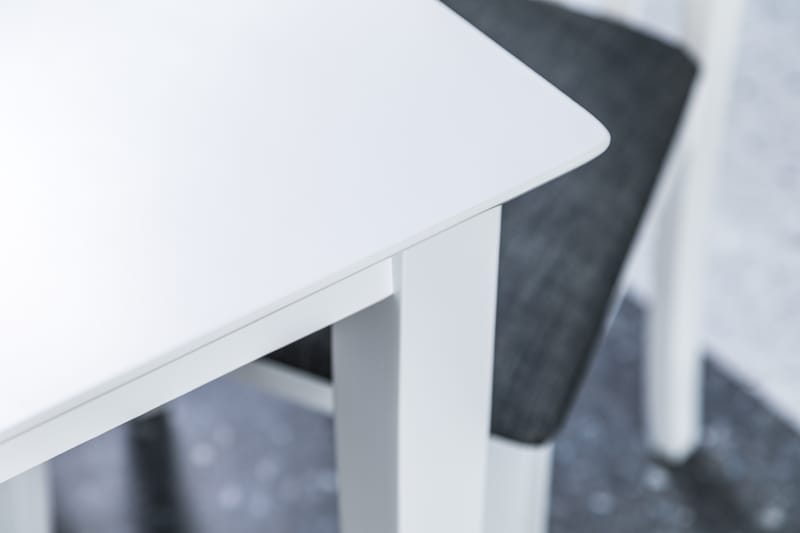 Michigan Spisebordssæt 120 cm inkl 4 Läckö stole - Hvid - Spisebordssæt