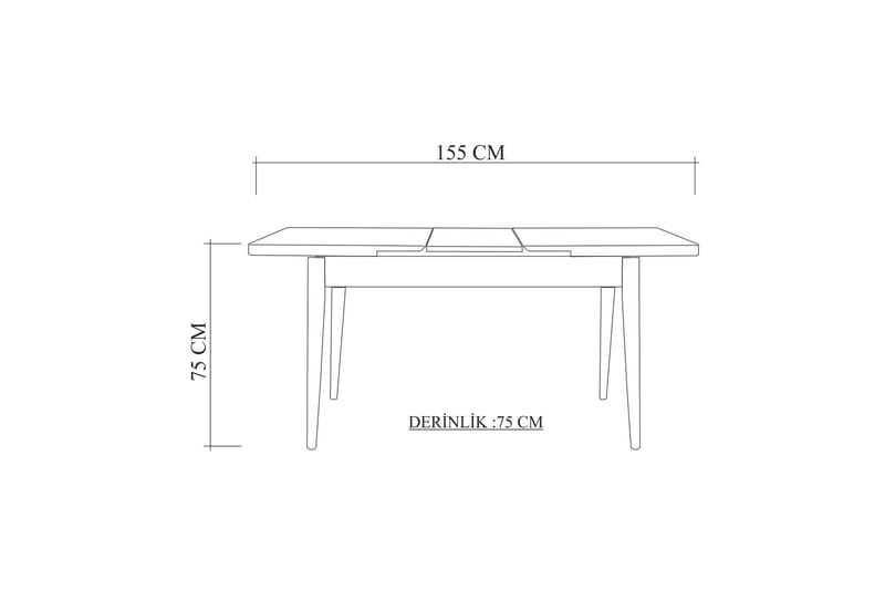 Valsot Spisebord 110 cm - Eg - Møbler - Borde - Spisebord og køkkenbord