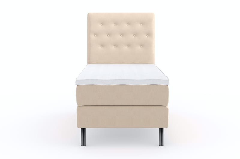 Wega Kontinentalseng 90x200 cm - Beige - Møbler - Senge - Familieseng