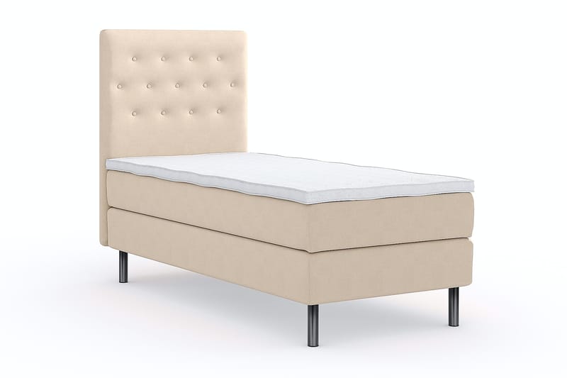 Wega Kontinentalseng 90x200 cm - Beige - Møbler - Senge - Familieseng