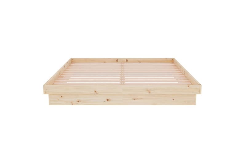 beBasic sengeramme 150x200 cm 5FT King massivt træ - Brun - Møbler - Senge - Sengeramme & sengestel