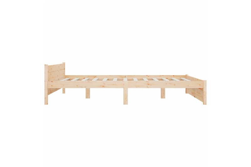 beBasic sengeramme 150x200 cm 5FT King Size massivt træ - Brun - Møbler - Senge - Sengeramme & sengestel