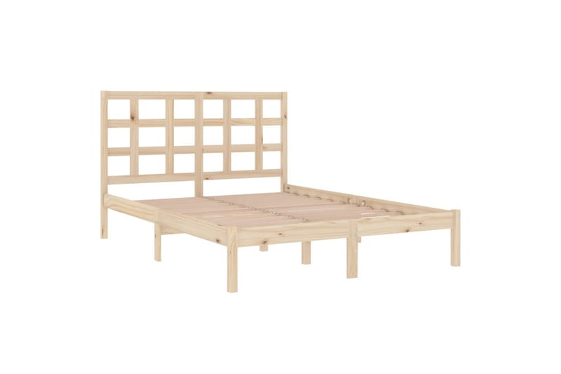 beBasic sengeramme 180x200 cm Super King massivt træ - Brun - Møbler - Senge - Sengeramme & sengestel