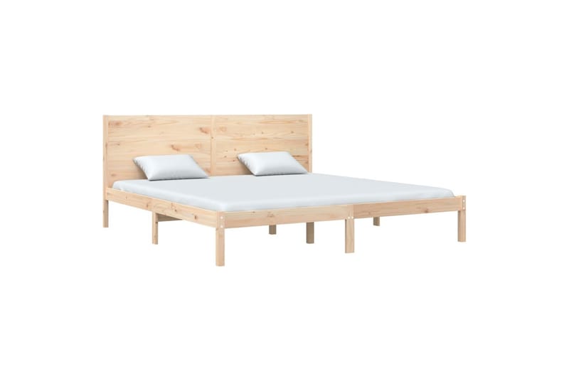 beBasic sengeramme 180x200 cm Super King massivt træ - Brun - Møbler - Senge - Sengeramme & sengestel