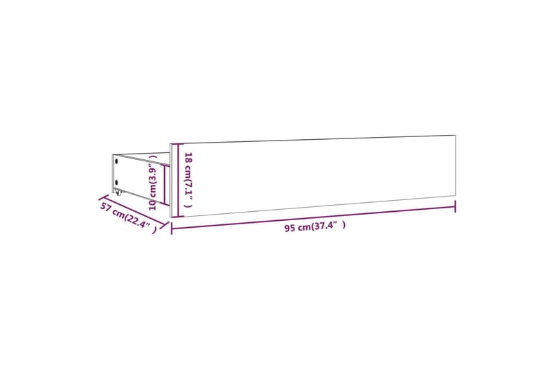 beBasic sengeramme med skuffer 120x200 cm hvid - Hvid - Møbler - Senge - Sengeramme & sengestel