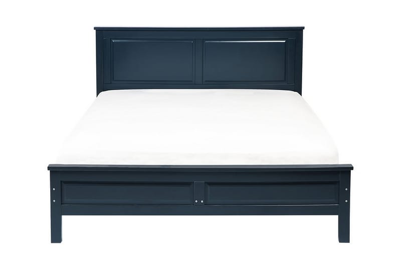 Olivet Dobbelt seng 180 | 200 cm - Blå - Boxmadras & boxseng