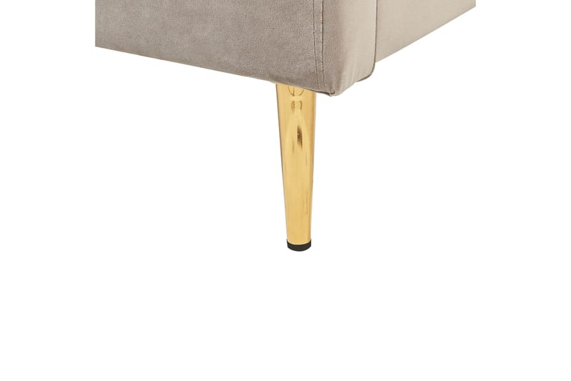 Briley Sengeramme 160x200 cm - Taupe/Beige/Guld - Møbler - Senge - Sengeramme & sengestel