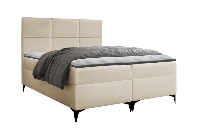 Boisdale Kontinentalseng 200x200 cm - Beige - Møbler - Senge - Familieseng