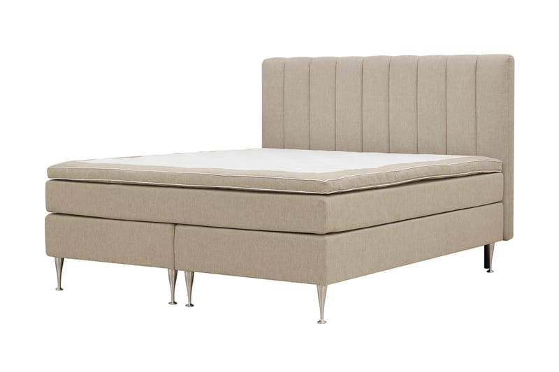 Hilton High Komplet Sengepakke 180x200 cm - Beige - Møbler - Senge - Kontinentalsenge